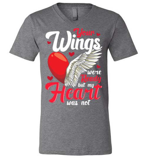 Your Wings Were Ready V-Neck - Guardian Angel Collection