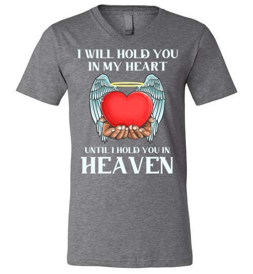 I Will Hold You In My Heart V-Neck - Guardian Angel Collection