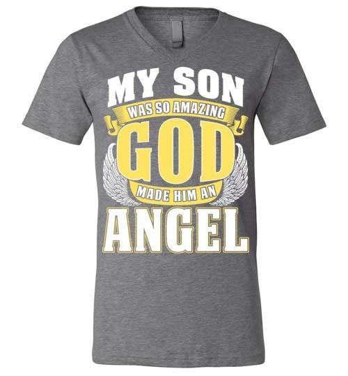 My Son Was So Amazing V-Neck - Guardian Angel Collection
