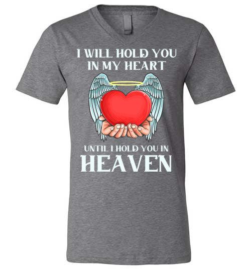 I Will Hold You In My Heart V-Neck - Guardian Angel Collection