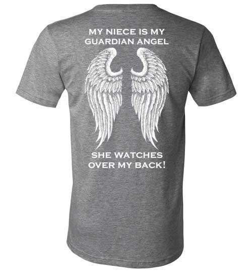 My Niece Is My Guardian Angel V-Neck - Guardian Angel Collection