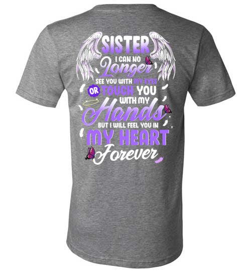 Sister - I Can No Longer See You V-Neck - Guardian Angel Collection