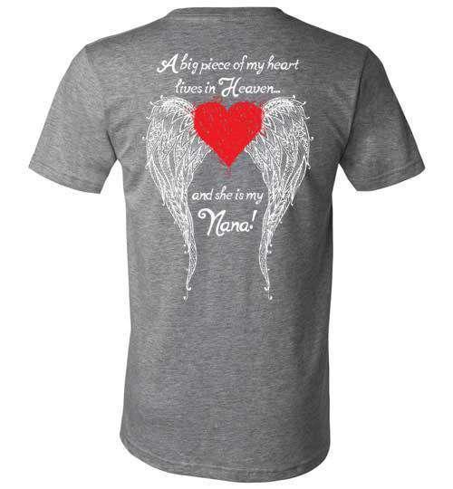 Nana - A Big Piece of my Heart V-Neck - Guardian Angel Collection