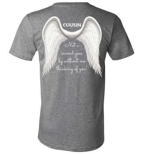 Cousin - Not A Second Goes By V-Neck - Guardian Angel Collection