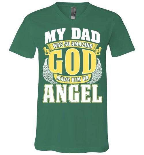 My Dad Was So Amazing V-Neck - Guardian Angel Collection