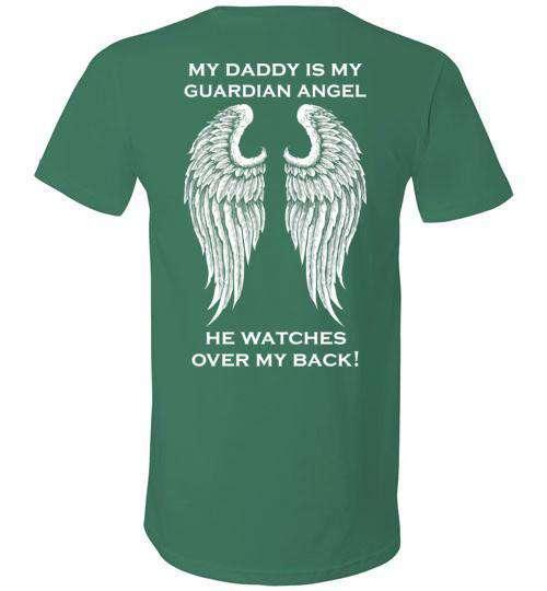 My Daddy Is My Guardian Angel V-Neck - Guardian Angel Collection