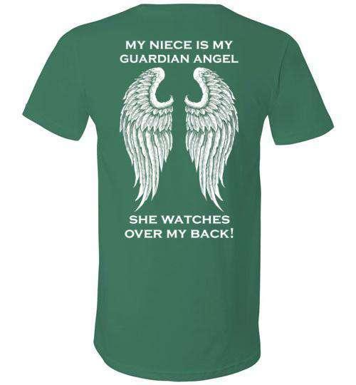My Niece Is My Guardian Angel V-Neck - Guardian Angel Collection
