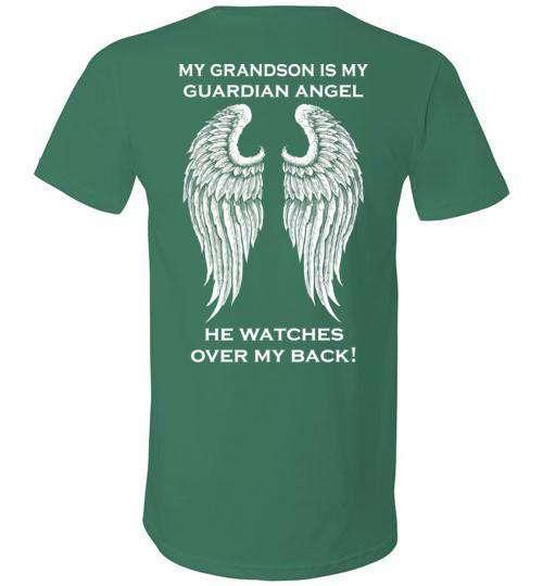 My Grandson Is My Guardian Angel V-Neck - Guardian Angel Collection