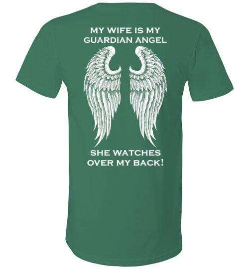 My Wife Is My Guardian Angel V-Neck - Guardian Angel Collection