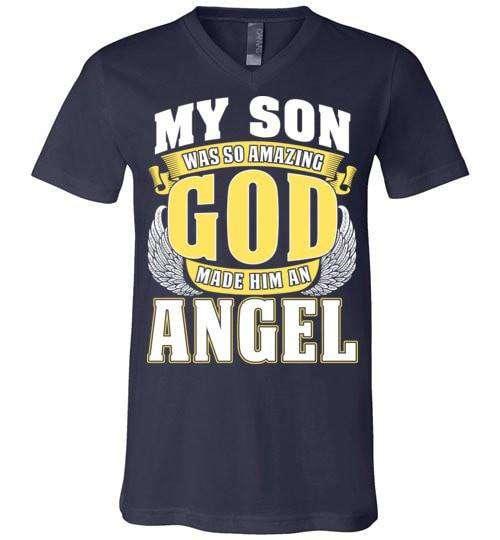 My Son Was So Amazing V-Neck - Guardian Angel Collection