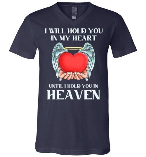I Will Hold You In My Heart V-Neck - Guardian Angel Collection