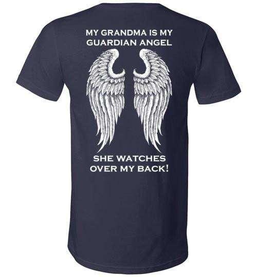 My Grandma Is My Guardian Angel V-Neck - Guardian Angel Collection