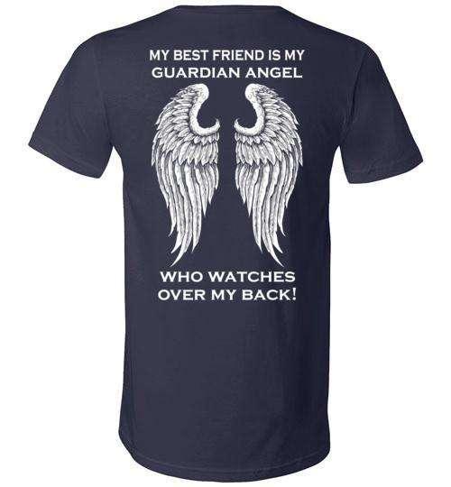 My Best Friend Is My Guardian Angel V-Neck - Guardian Angel Collection