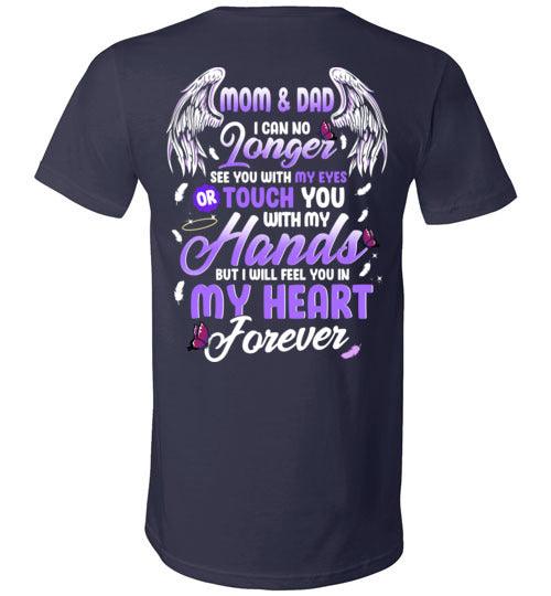 Mom & Dad - I Can No Longer See You V-Neck - Guardian Angel Collection