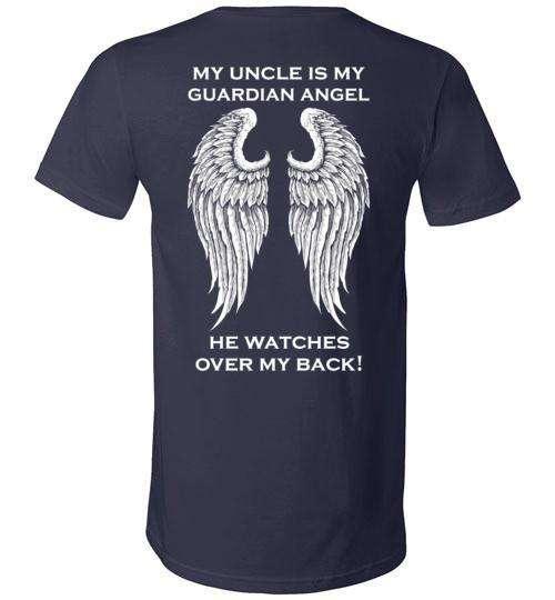 My Uncle Is My Guardian Angel V-Neck - Guardian Angel Collection