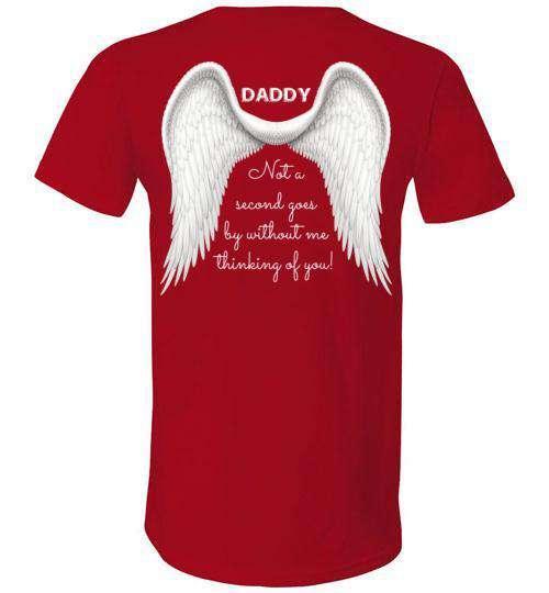 Daddy - Not A Second Goes By V-Neck - Guardian Angel Collection