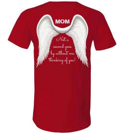 Mom - Not A Second Goes By V-Neck - Guardian Angel Collection
