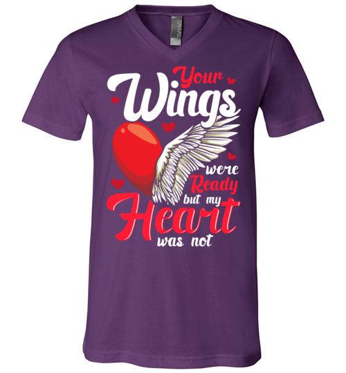 Your Wings Were Ready V-Neck - Guardian Angel Collection