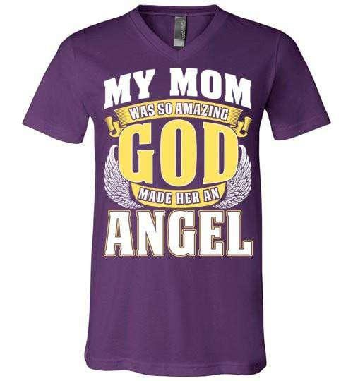 My Mom Was So Amazing V-Neck - Guardian Angel Collection