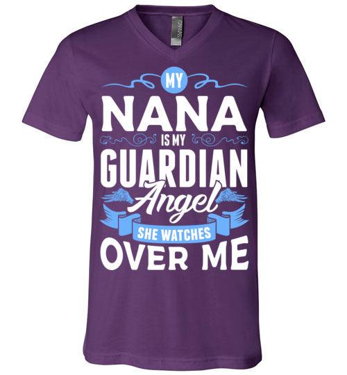 My Nana Watches Over Me V-Neck (Front) - Guardian Angel Collection