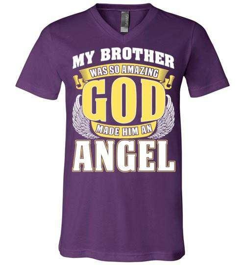 My Brother Was So Amazing V-Neck - Guardian Angel Collection