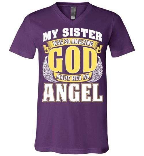 My Sister Was So Amazing V-Neck - Guardian Angel Collection