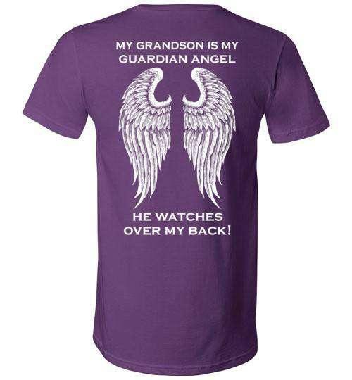 My Grandson Is My Guardian Angel V-Neck - Guardian Angel Collection