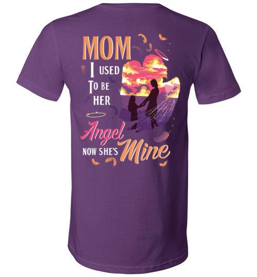 Mom - I Used To Be Her Angel V-Neck - Guardian Angel Collection