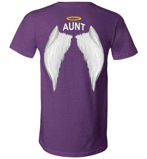 Aunt - Halo Wings V-Neck - Guardian Angel Collection