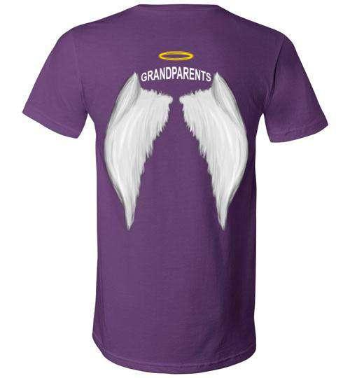 Grandparents - Halo Wings V-Neck - Guardian Angel Collection