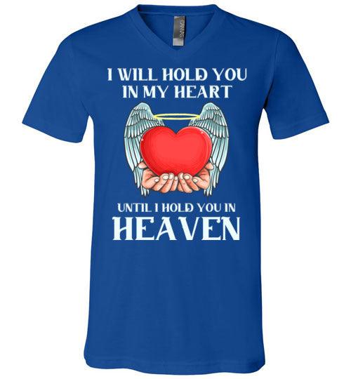 I Will Hold You In My Heart V-Neck - Guardian Angel Collection