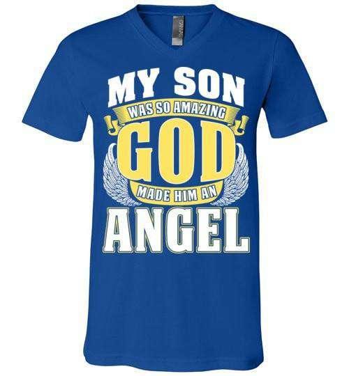 My Son Was So Amazing V-Neck - Guardian Angel Collection