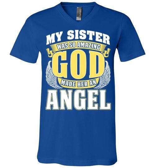 My Sister Was So Amazing V-Neck - Guardian Angel Collection