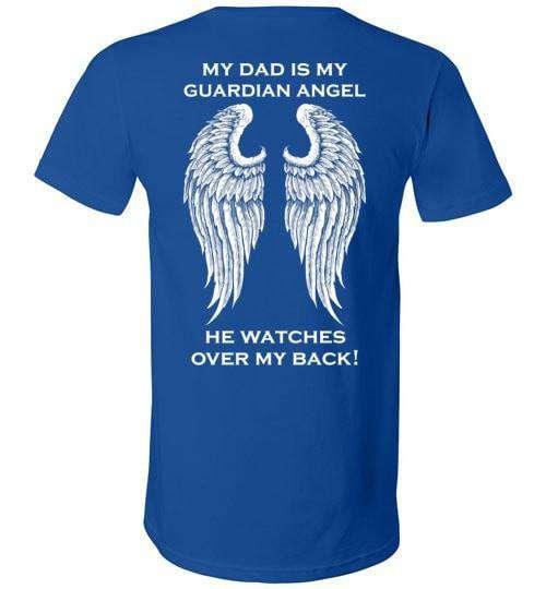My Dad Is My Guardian Angel V-Neck - Guardian Angel Collection