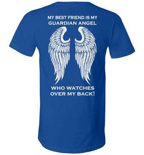 My Best Friend Is My Guardian Angel V-Neck - Guardian Angel Collection