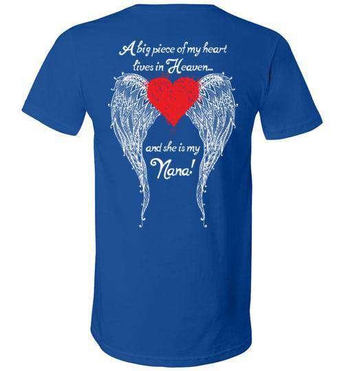 Nana - A Big Piece of my Heart V-Neck - Guardian Angel Collection