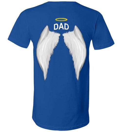 Dad - Halo Wings V-Neck - Guardian Angel Collection