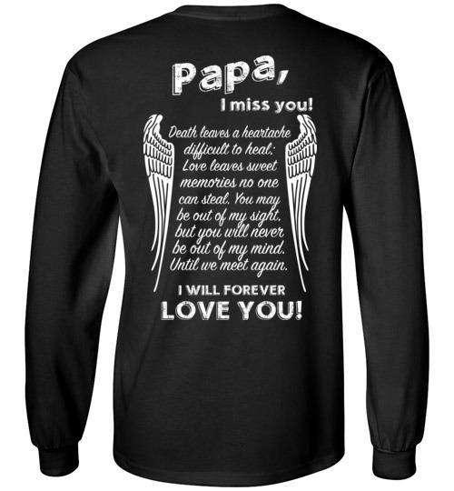 Papa - I Miss You Long Sleeve - Guardian Angel Collection