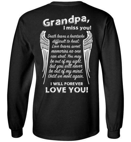Grandpa I Miss You Long Sleeve - Guardian Angel Collection