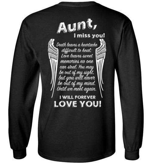 Aunt - I Miss You Long Sleeve - Guardian Angel Collection