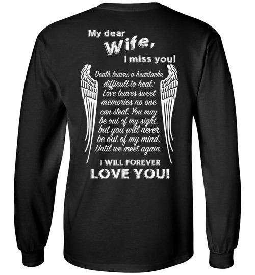 Wife - I Miss You Long Sleeve - Guardian Angel Collection