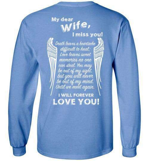 Wife - I Miss You Long Sleeve - Guardian Angel Collection