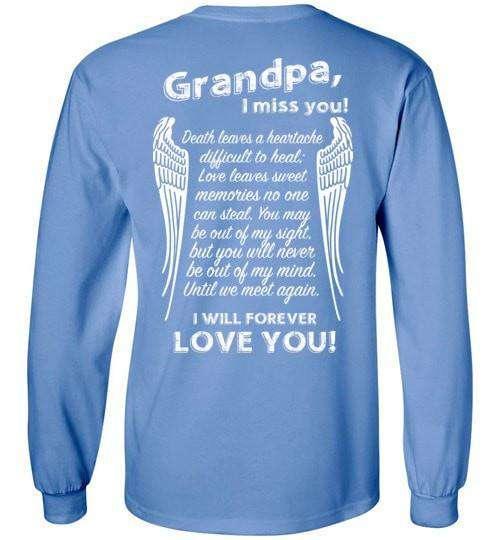 Grandpa I Miss You Long Sleeve - Guardian Angel Collection
