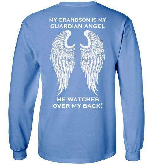 My Grandson Is My Guardian Angel Long Sleeve - Guardian Angel Collection
