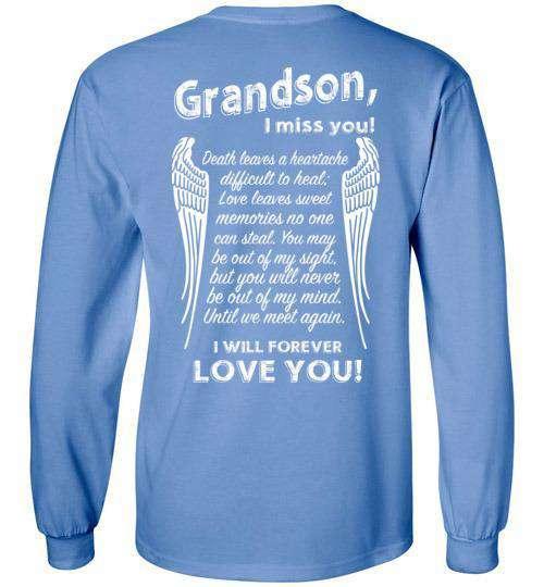 Grandson - I Miss You Long Sleeve - Guardian Angel Collection
