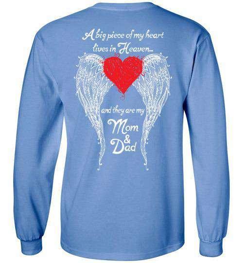 Mom & Dad - A Big Piece of my Heart Long Sleeve - Guardian Angel Collection