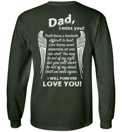 Dad I Miss You Long Sleeve - Guardian Angel Collection