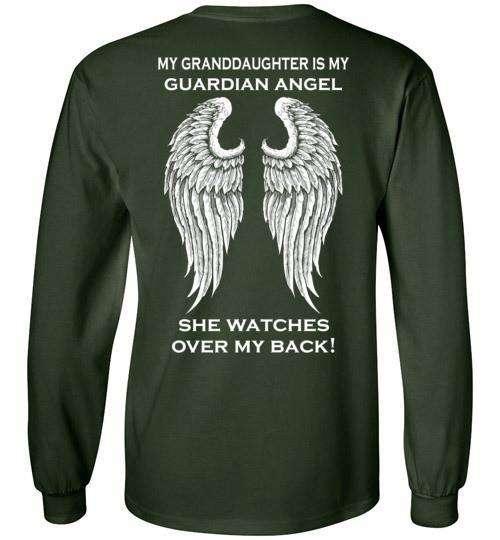 My Granddaughter Is My Guardian Angel Long Sleeve - Guardian Angel Collection