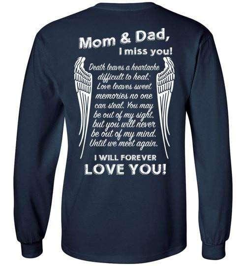 Mom & Dad I Miss You Long Sleeve - Guardian Angel Collection