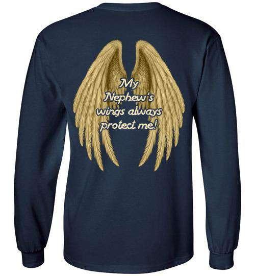 My Nephew's Wings Always Protect Me Long Sleeve - Guardian Angel Collection